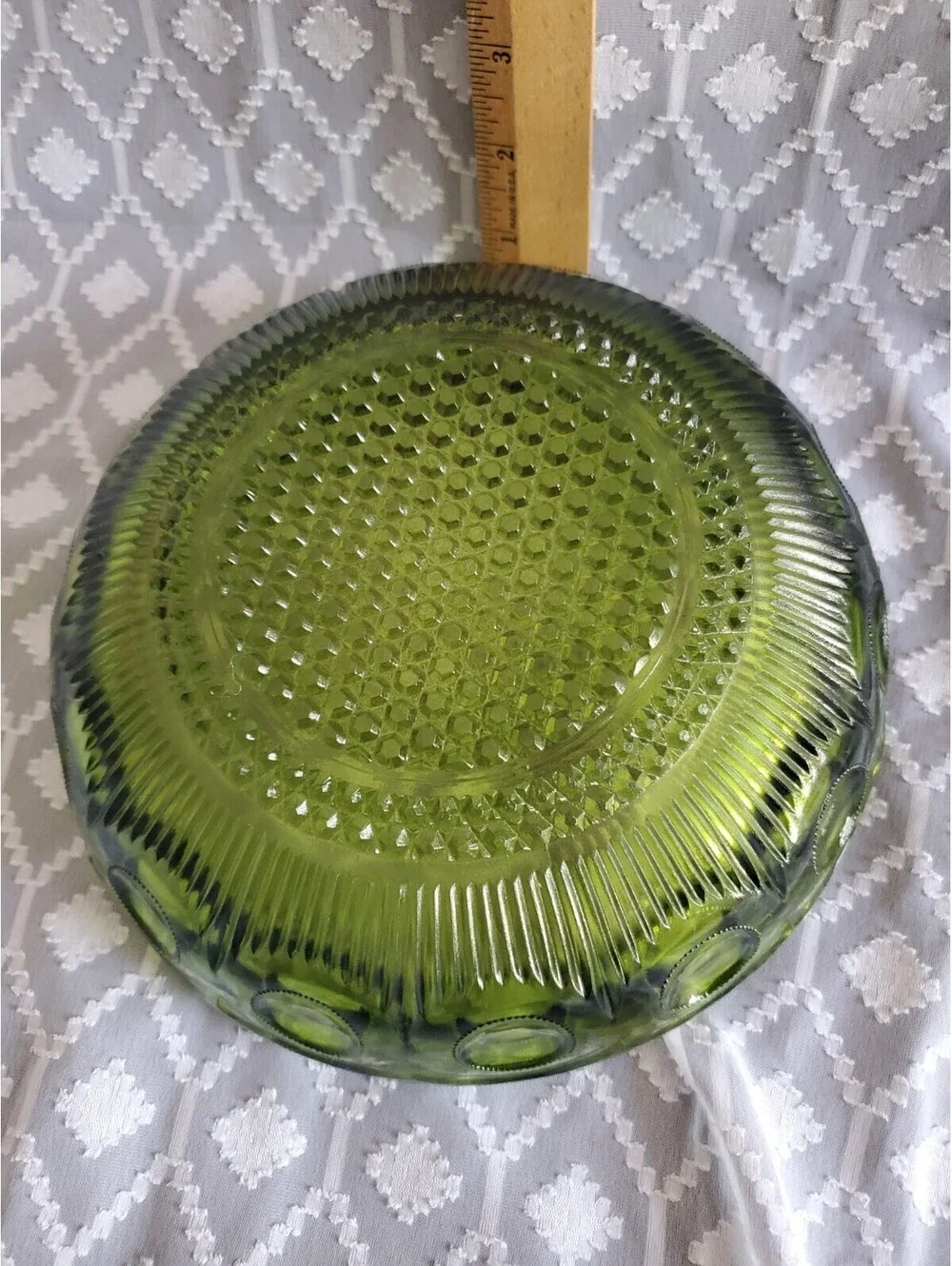 Green Bartlett Collins Bulls Eye Bowl